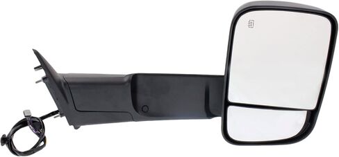 Garage-Pro Passenger Side Power Heated Towing Mirror for Ram 2500 3500 2013-2018 Power Fold With Signal Light, Memory & Puddle Lamp Textured 7 x 11 Inch Glass, With Towing Package in Saudi Arabia