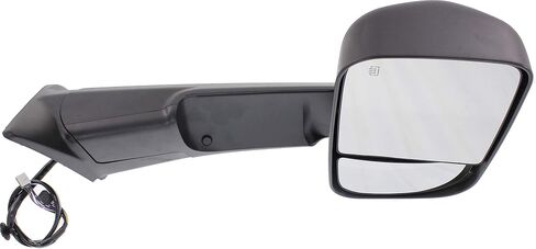 Garage-Pro Passenger Side Power Heated Towing Mirror for Ram 2500 3500 2013-2018 Power Fold With Signal Light, Memory & Puddle Lamp Textured 7 x 11 Inch Glass, With Towing Package in Saudi Arabia