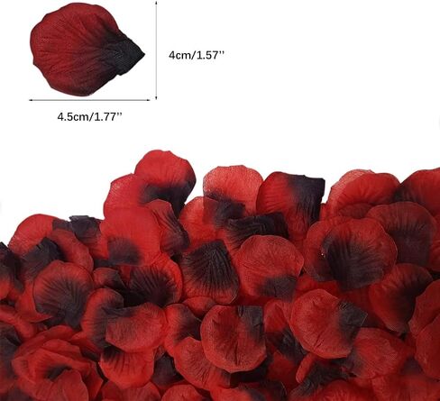 Rose Petals 2000 pcs, Artificial Rose Petals, Rose Petals for Proposal, Flower Petals for Decoration, Flower Petals for Throwing at Wedding, Milk White in Saudi Arabia
