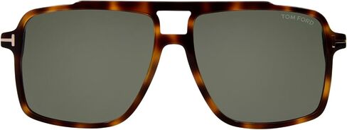 Tom Ford Kemp FT1177 53N Sunglasses Men's Blonde Havana/Green 59mm in Saudi Arabia
