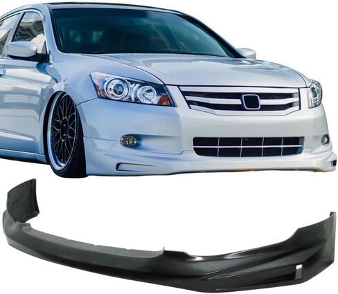 Compatible with 2008-2010 Accord Front Lip, Painted #NH700M Alabaster Silver Metallic in Saudi Arabia
