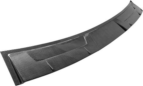 FreeMotor802 متوافق مع المفسد 2014-2024 Infiniti Q50 سقف ، PP Pp Polypropylene Carbon Print V Window Window Window Wing in Kuwait