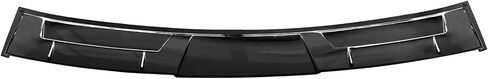 FreeMotor802 متوافق مع المفسد 2014-2024 Infiniti Q50 سقف ، PP Pp Polypropylene Carbon Print V Window Window Window Wing in Kuwait