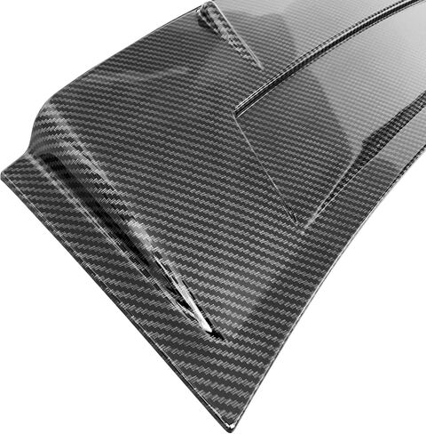 FreeMotor802 متوافق مع المفسد 2014-2024 Infiniti Q50 سقف ، PP Pp Polypropylene Carbon Print V Window Window Window Wing in Kuwait