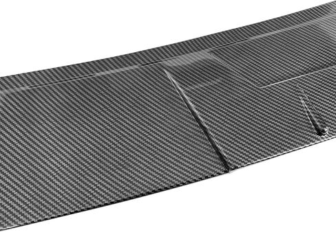 FreeMotor802 متوافق مع المفسد 2014-2024 Infiniti Q50 سقف ، PP Pp Polypropylene Carbon Print V Window Window Window Wing in Kuwait