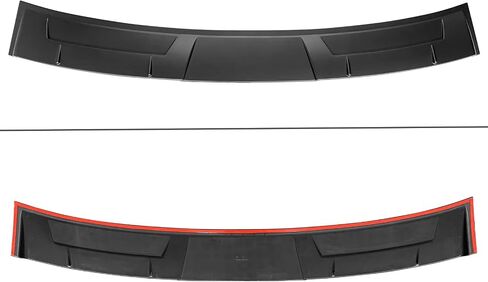FREEMOTOR802 Compatible with 2014-2024 Infiniti Q50 Roof Spoiler, PP Polypropylene Carbon Fiber Print V Style Rear Window Visor Wing in Saudi Arabia