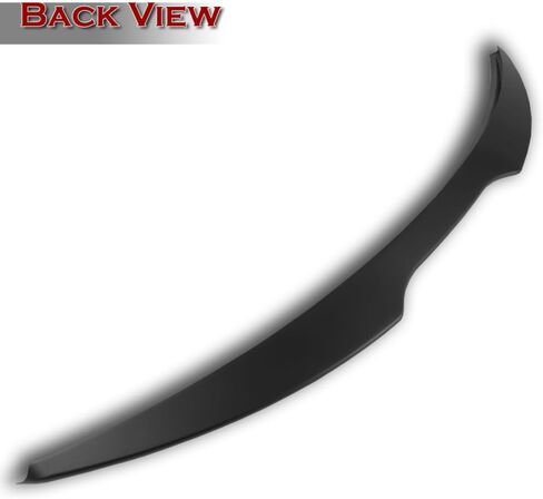 Q1-TECH, ABS Rear Trunk Lip Wing Spoiler Compatible with 2016-2024 Chevy Malibu, Rear Wing Replacement Trunk Boot Rear Spoiler, Unpainted Matt Black in Saudi Arabia