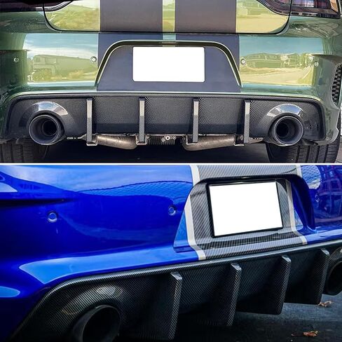 توافق الشفاه الخلفي للشفاه مع 2020-2024 شاحن عريض SRT HELLCAT SCAT PACK PUPPER REAP PUMPER DISFUSER KIT SPOILER SPOILER (Gloss Black) in Kuwait