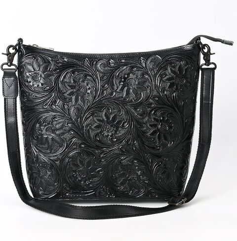 American Darling Large Crossbody Hand Tooled Genuine Leather Women Bag Western Handbag Purse | in Saudi Arabia