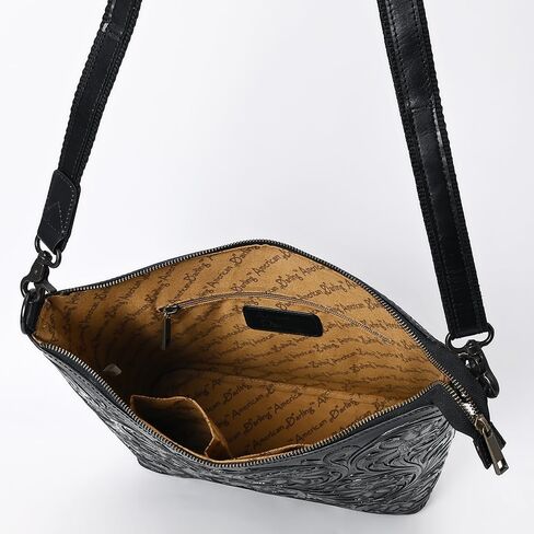 American Darling Large Crossbody Hand Tooled Genuine Leather Women Bag Western Handbag Purse | in Saudi Arabia