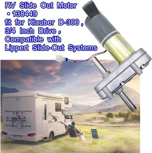 RV Slide Out Motor 138449 fit for Klauber D-300,3/4 Inch Drive，Compatible with Lippert Slide-Out Systems in Saudi Arabia