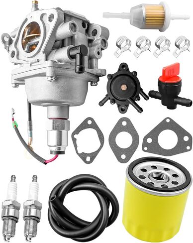 Carburetor Fit for Kohler KT745-3011 KT745-3042 Replace 16-853-01-S 1685301S, with Fuel Pump Oil Filter Gasket Spark Plug in Saudi Arabia