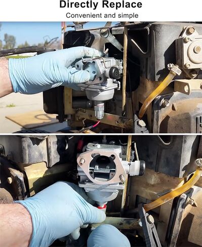 Carburetor Fit for Kohler KT745-3011 KT745-3042 Replace 16-853-01-S 1685301S, with Fuel Pump Oil Filter Gasket Spark Plug in Saudi Arabia