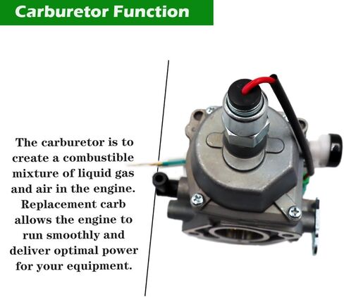 Carburetor Carb Kit Compatible with 50" Troy Bilt Mustang RZT 50 RZT50 Zero Turn Mower Model 17AF2ACP011 17AF2ACP211 17AF2ACP766 17AF2ACP066 with Kohler Engine in Saudi Arabia