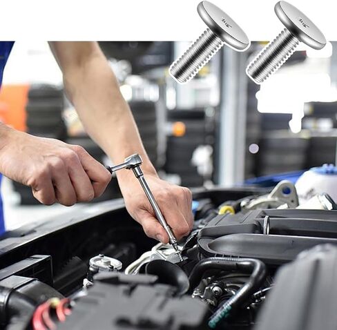 4PCS Lower Engine Cover Bolt Pin Screws, Radiator Engine Splash Shield Hardware Replaces 90105-TBA-A00, Lower Cover Bolts Compatible with Accord 2014-2020 Civic CRV 2017-2020 in Saudi Arabia