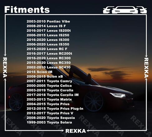 Rexka Front Fender Push-Type Clips for Vibe Celica Matrix GM 88970767 Toyota 90467-10183 Subaru 909130043 (Pack of 25) in Saudi Arabia