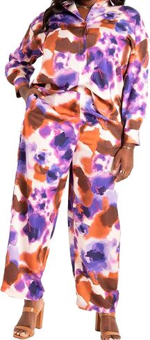 Jessica London Women's Plus Size Casual Stretch Straight Leg Chino Pants in Kuwait