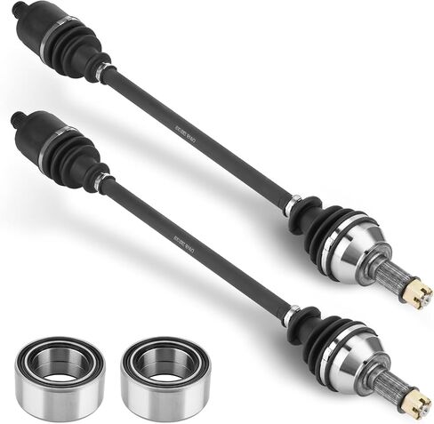 Front Rear CV Axle Drive Shaft & Bearings Left Right for Polaris RZR XP 900/XP 4 900 2011 2012 2013 2014 UTV ATV Axle Replacement Full Set in Kuwait