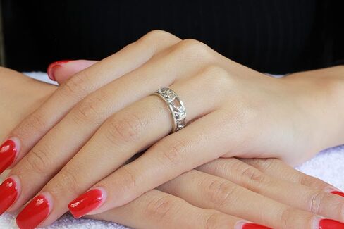 Clostoutwarehouse 925 Sterling Silver Elephant Family Family Ring (يأتي بالألوان) in Kuwait