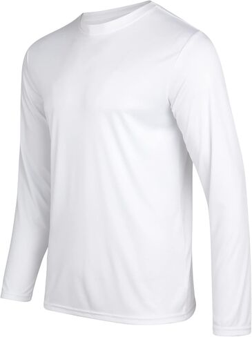 القمصان الرياضية Ixtreme Mens - 4 حزمة الرطوبة الفطرية ذات الأكمام الطويلة Dri Fit Fit للرجال - قمم التمرين والملابس النشطة (S -3X) in Kuwait