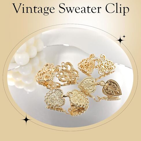 Ladies Sweater Collar Clip Cardigan Clip Shirt Clip Brooch Clip in Saudi Arabia