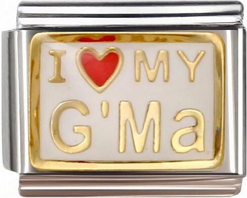 9mm Charm for Italian Charm Bracelet, Stainless Steel DIY Jewelry Chain Links,Family in Saudi Arabia