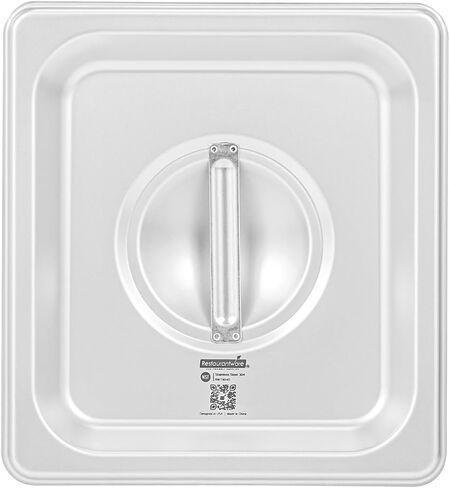 أغطية أدوات المطاعم فقط: أغطية مقلاة طاولة البخار مقاس 20.8 × 6.4 بوصة من Kitchen Tek، و12 غطاء مقلاة فندق NSF - مقاس 1/2 تباع بشكل منفصل، مع مقبض، وأغطية مقلاة طعام مشقوقة من الفولاذ المقاوم للصدأ in Saudi Arabia
