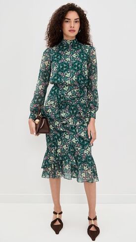 Women's Isa Ruffle Dress in Saudi Arabia