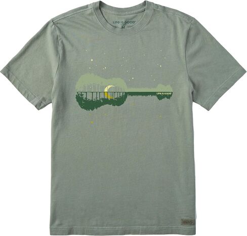 Life is Good Men's Crusher Tee, Short Sleeve Cotton Graphic T-Shirts, Natural Rhythm in Saudi Arabia