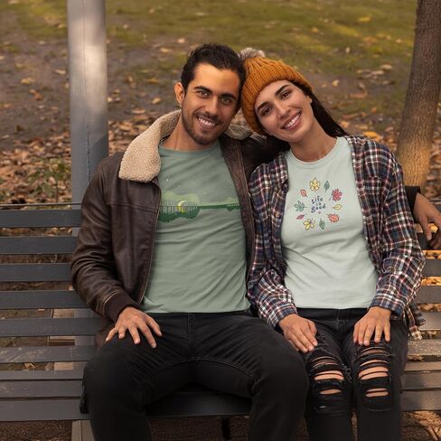 Life is Good Men's Crusher Tee, Short Sleeve Cotton Graphic T-Shirts, Natural Rhythm in Saudi Arabia