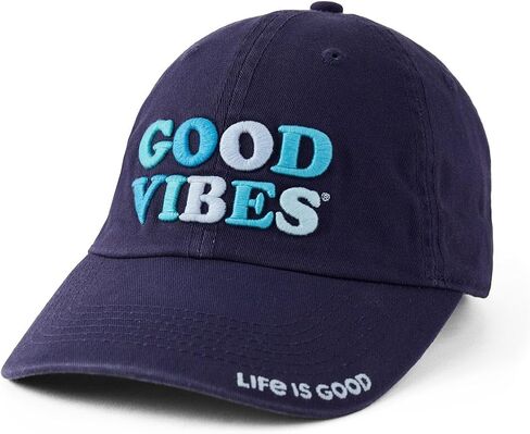Life is Good Good Vibes Chill™ Cap Darkest Blue One Size in Saudi Arabia