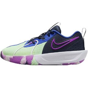 Nike G.T. Cut 3 SE Big Kids' Basketball Shoes (FQ2784-400, Obsidian/Vapor Green/Hyper Royal/Hyper Violet) Size 7 in Saudi Arabia