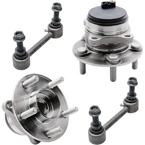 Detroit Axle-FWD REAN 4PC WHELE BEARING HUBS KIT لـ 14-18 FORD FUSION in Kuwait