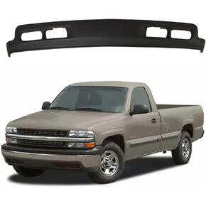 Front Bumper Lower Valance with Fog Light and Tow Hook Holes Fit For 1999-2002 Chevy Silverado Primed in Kuwait