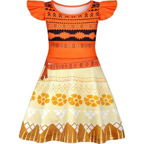 الفتيات كاواي لباس أميرة الأكمام قصيرة تنورة 3-7 سنوات فستان الأميرة للفتيات لارتداء in Kuwait