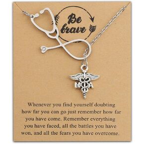 MAOFAED MA Medical Assistant Gift Medical Assistant Graduation Gift MA Necklace for Women in Saudi Arabia