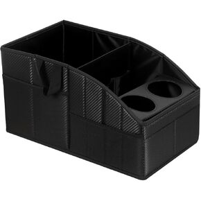 منظم مقعد السيارة، منظم المقعد الخلفي من جلد البولي يوريثان الفاخر WHHMK يحافظ على ترتيب السيارة، تخزين السيارة مع 11 حجرة تخزين و2 حامل أكواب كبير الحجم، منظم مقعد الركاب للأطفال، ملحقات السفر in Kuwait