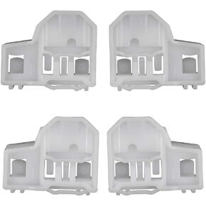 Brock Replacement 4 Pc Set Front Window Regulator Glass Guides Compatible with 1996-2005 Passat 22697622 22697623 in Kuwait