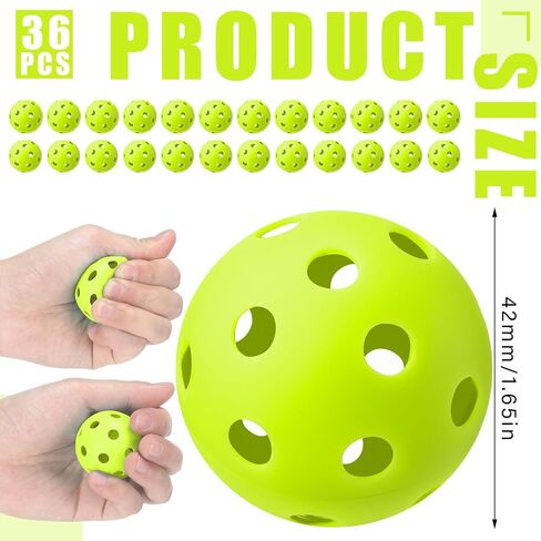 36 Pcs Baseball Practice Balls Mini Plastic Training Baseball Lightweight Baseball Hollow Softballs with a Drawstring Bag for Hitting, Baseball Batting Training Indoor Outdoor Use in Kuwait