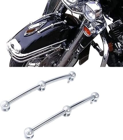 XMT-Moto Frend Fender Side Trim Trim Fit for Harley Heritage Softail FLSTC 86-17 Chrome in Saudi Arabia