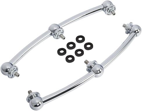 XMT-Moto Frend Fender Side Trim Trim Fit for Harley Heritage Softail FLSTC 86-17 Chrome in Saudi Arabia