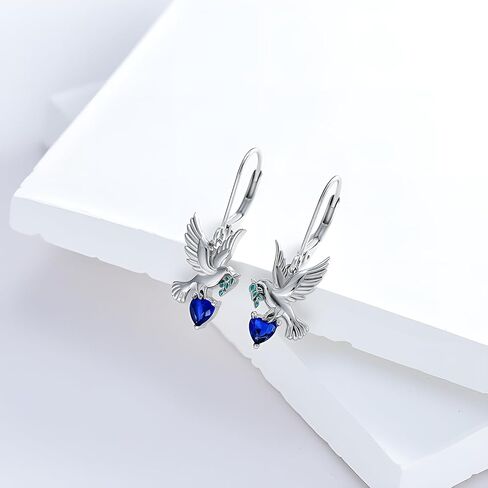 Sterling Silver Peace Sign Earrings for Women Peace Sign Dangle Earrings Leverback Peace Symbol Jewelry Gift for Peace Lover in Kuwait