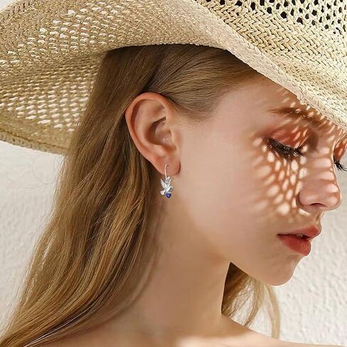 Sterling Silver Peace Sign Earrings for Women Peace Sign Dangle Earrings Leverback Peace Symbol Jewelry Gift for Peace Lover in Kuwait