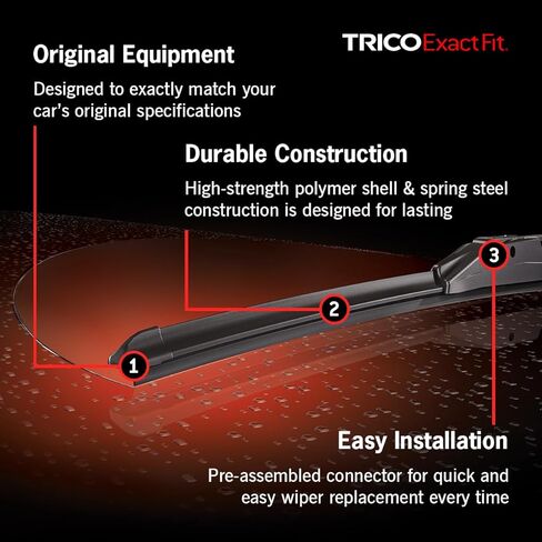 TRICO Exact Fit 22-18B Beam Wiper Blade 22" MBLS Connector for Select Mercedes-Benz Model Years, 1 Pack in Saudi Arabia