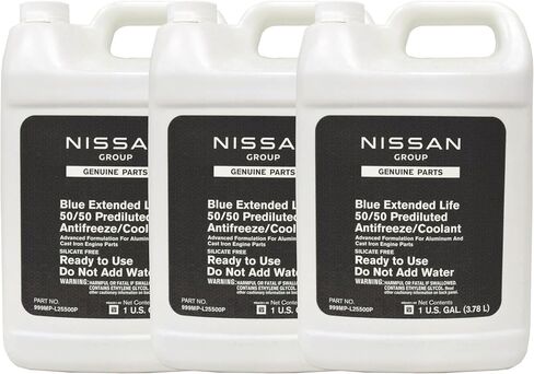 Nissan Genuine Fluid 999MP-L25500P Blue Long Life Antifreeze/Coolant - 3 Gallons in Saudi Arabia