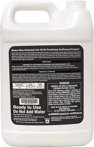 Nissan Genuine Fluid 999MP-L25500P Blue Long Life Antifreeze/Coolant - 3 Gallons in Saudi Arabia