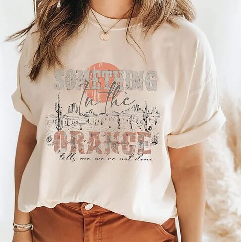 الموسيقى الريفية للسيدات Tshirt عتيقة الحفل الرسومات القمصان فرقة موسيقى الروك Tees Round Neck Short Sleeved Tops in Kuwait