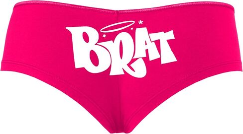 Knaughty Knickers Brat for Daddys chitten Masters Subicisive Sexy Toy Girl Bad Girl Hot Pink Boyshort Banys with Come Design in Kuwait