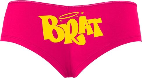 Knaughty Knickers Brat for Daddys chitten Masters Subicisive Sexy Toy Girl Bad Girl Hot Pink Boyshort Banys with Come Design in Kuwait
