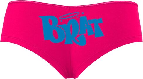 Knaughty Knickers Brat for Daddys chitten Masters Subicisive Sexy Toy Girl Bad Girl Hot Pink Boyshort Banys with Come Design in Kuwait